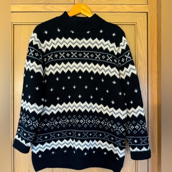 Vintage Liz Claiborne Petite Wool Mock Neck Sweater / Pullover / Petite - Picture 1 of 8